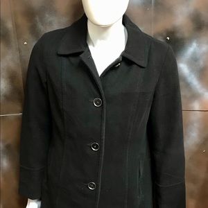 Liz Clairborne button up coat medium